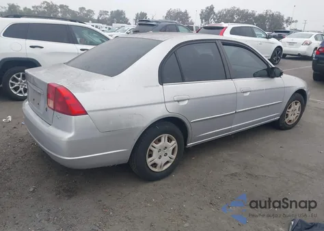2002 Honda Civic Lx z USA, uszkodzony, nr VIN 1HGES16502L064938